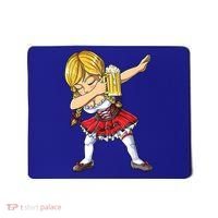 Dabbing German Girl Gift Oktoberfest Women Dirndl Beer Great Gift Mousepad thumb 0