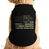 Dad Grandpa Great Grandpa Fathers Day Flag Gift Tee Doggie Tank thumb 0