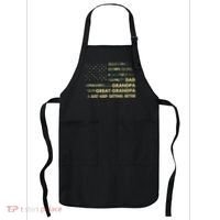 Dad Grandpa Great Grandpa Fathers Day Flag Gift Tee Apron thumb 0