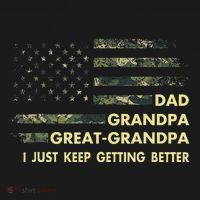 Dad Grandpa Great Grandpa Fathers Day Flag Gift Tee Mousepad thumb 1