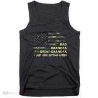 Dad Grandpa Great Grandpa Fathers Day Flag Gift Tee Tank Top thumb 0
