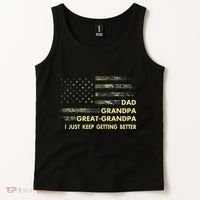 Dad Grandpa Great Grandpa Fathers Day Flag Gift Tee Tank Top thumb 2