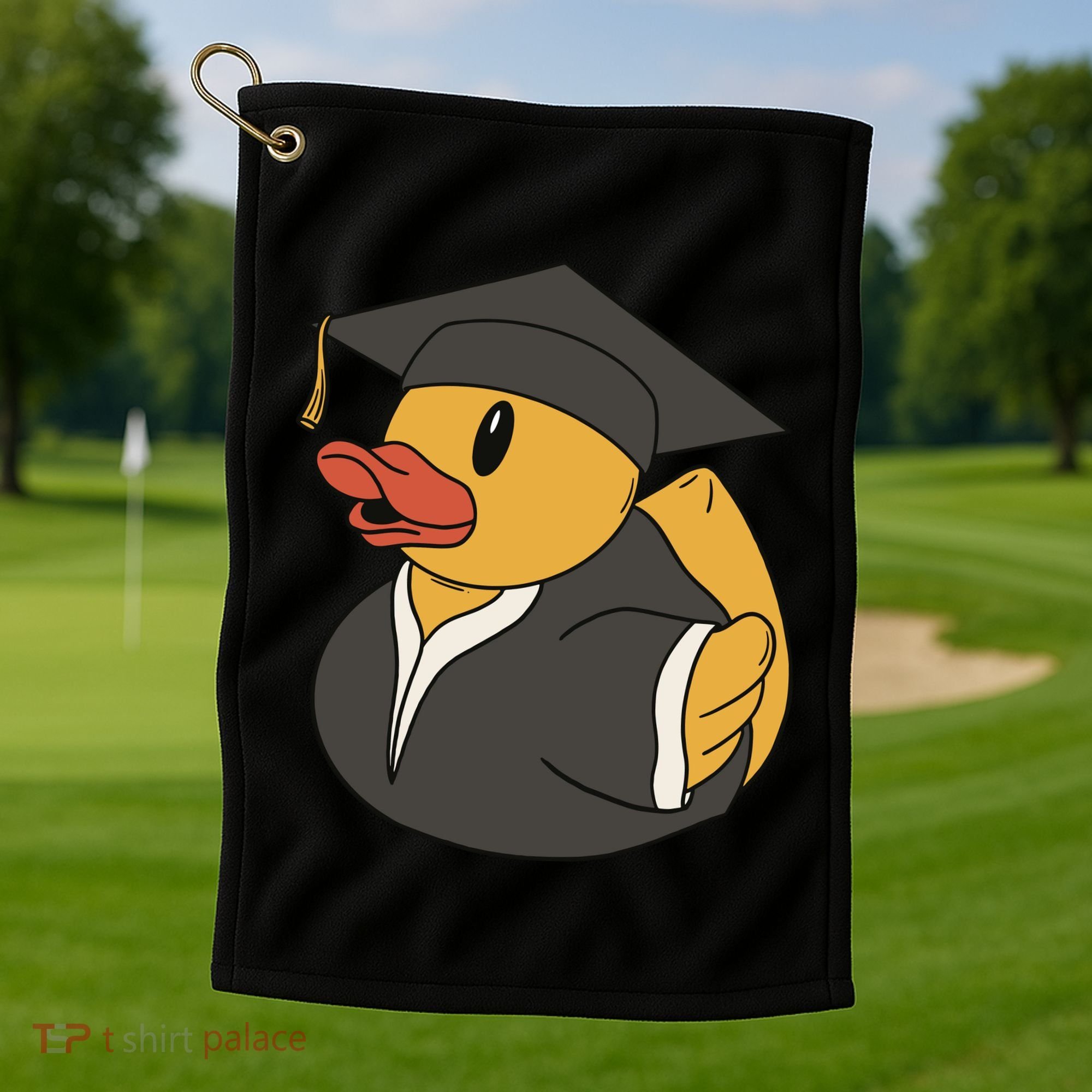 Duck Graduation Gift Golf Towel