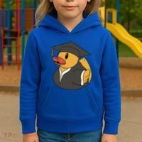 Duck Graduation Gift Kids Hoodie thumb 3
