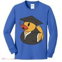 Duck Graduation Gift Kids Long Sleeve Shirt thumb 0