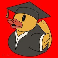 Duck Graduation Gift Santa Hat thumb 1