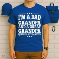 Dad Grandpa Great Grandpa Grandfather Grand Fathers Day T-Shirt thumb 6