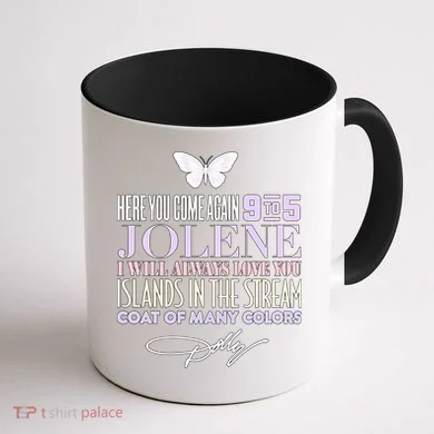 Dolly Greatest Hits Coffee Mug back