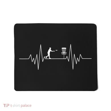 Disc Golf Heartbeat Design For A DiscGolf Player Mousepad