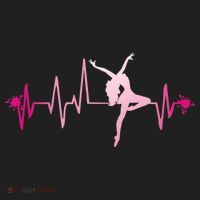Dance Girl Heart Beat Gift Dancing Dancer Ballet Gift Women's Sweatshirt thumb 2