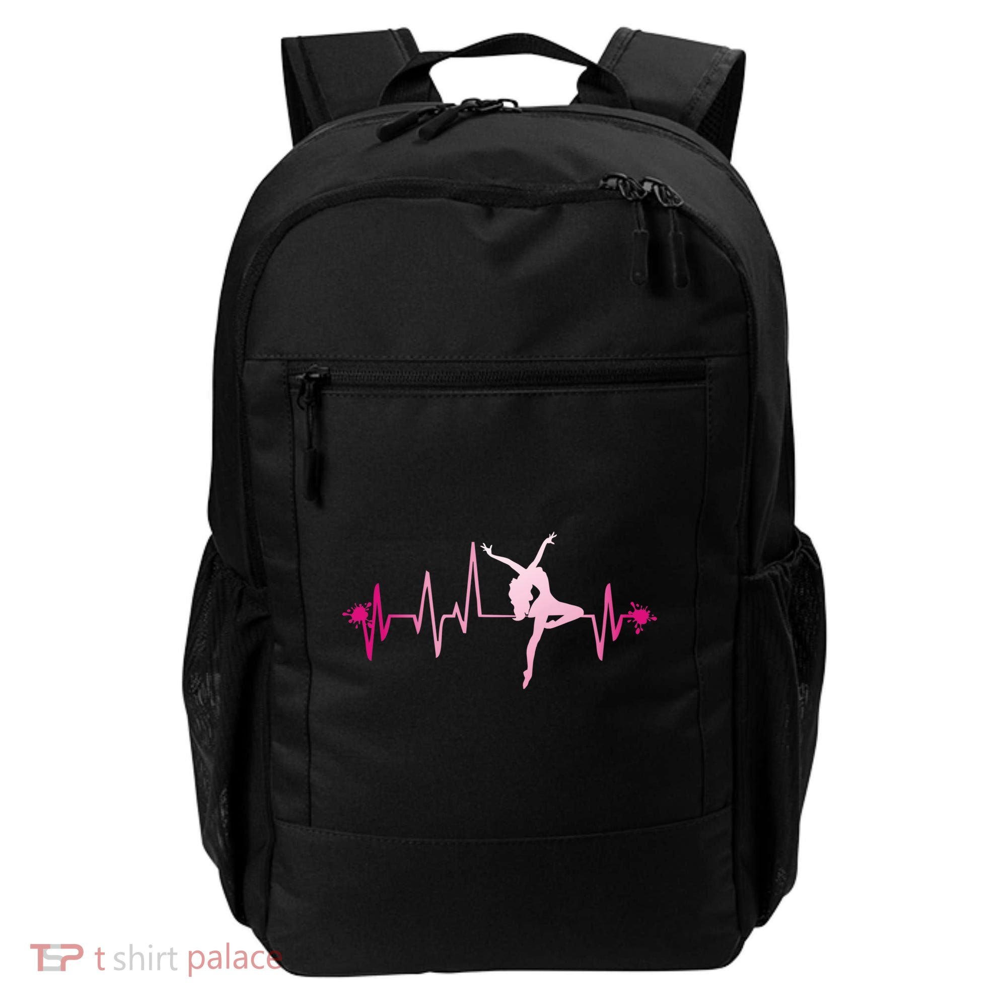 Dance Girl Heart Beat Gift Dancing Dancer Ballet Gift Backpack