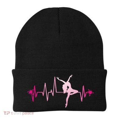 Dance Girl Heart Beat Gift Dancing Dancer Ballet Gift Beanie