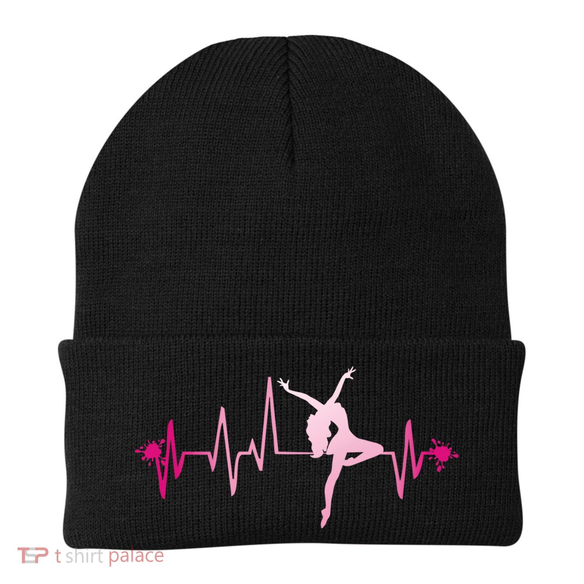 Dance Girl Heart Beat Gift Dancing Dancer Ballet Gift Beanie