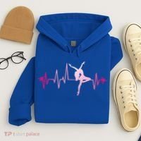 Dance Girl Heart Beat Gift Dancing Dancer Ballet Gift Hoodie thumb 4