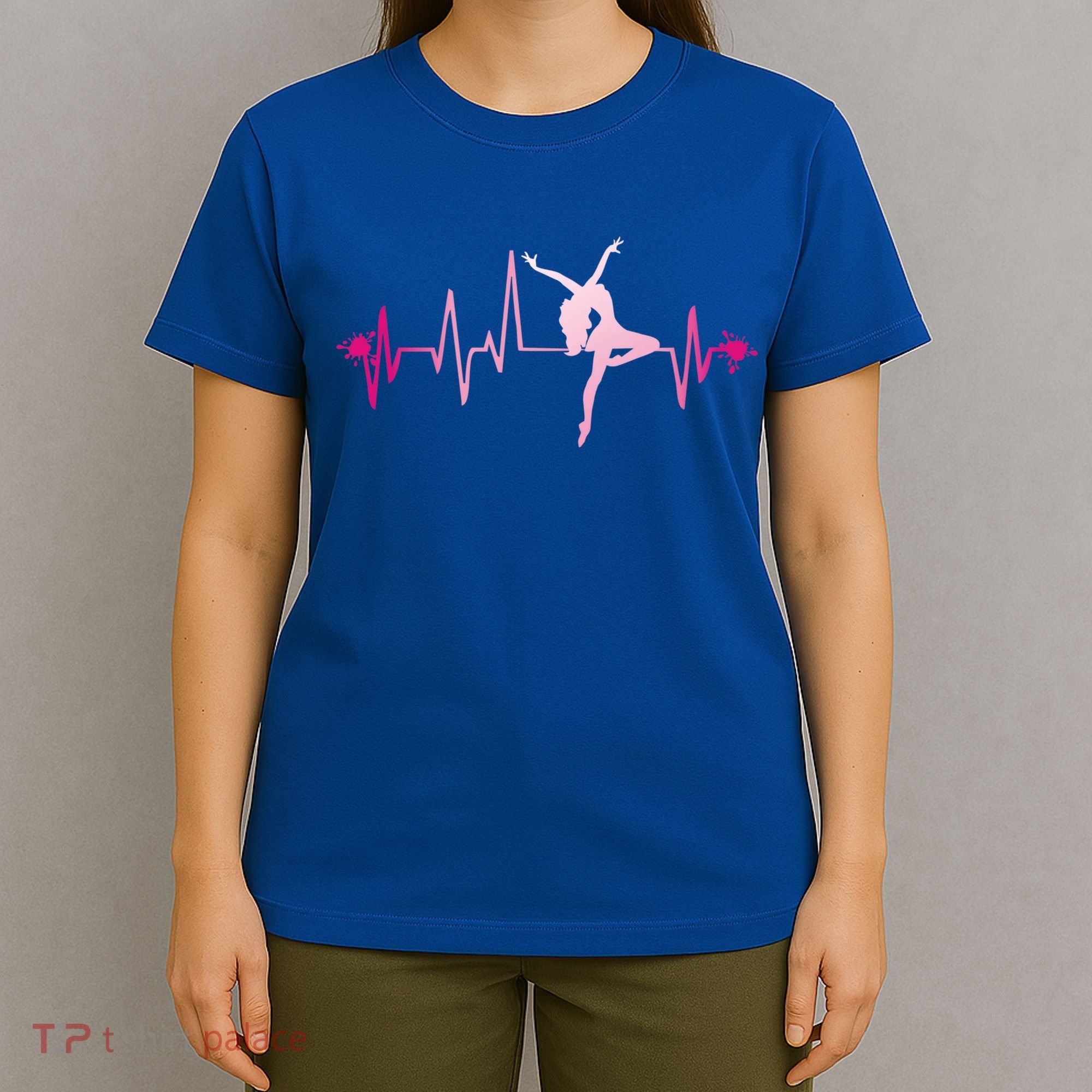 Dance Girl Heart Beat Gift Dancing Dancer Ballet Gift T-Shirt