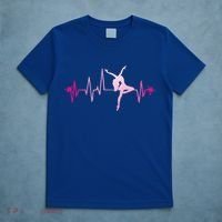 Dance Girl Heart Beat Gift Dancing Dancer Ballet Gift T-Shirt thumb 5