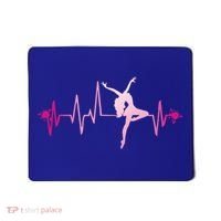 Dance Girl Heart Beat Gift Dancing Dancer Ballet Gift Mousepad thumb 0