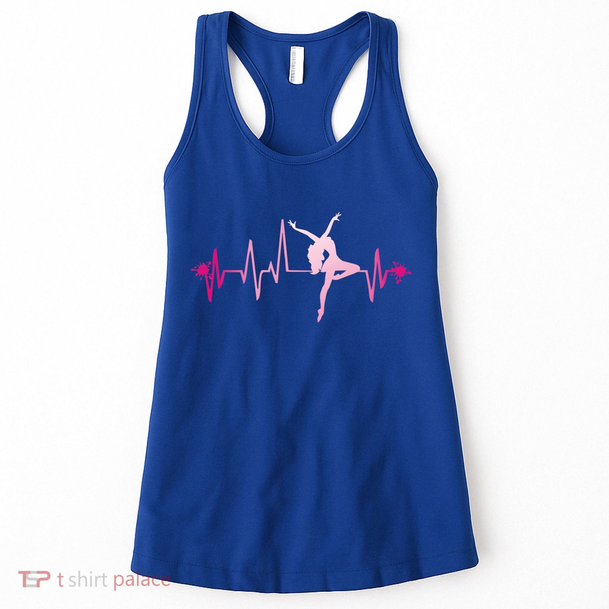 Dance Girl Heart Beat Gift Dancing Dancer Ballet Gift Women's Tank Top