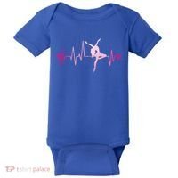 Dance Girl Heart Beat Gift Dancing Dancer Ballet Gift Baby Bodysuit thumb 0
