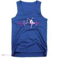 Dance Girl Heart Beat Gift Dancing Dancer Ballet Gift Tank Top thumb 0