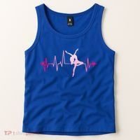 Dance Girl Heart Beat Gift Dancing Dancer Ballet Gift Tank Top thumb 2