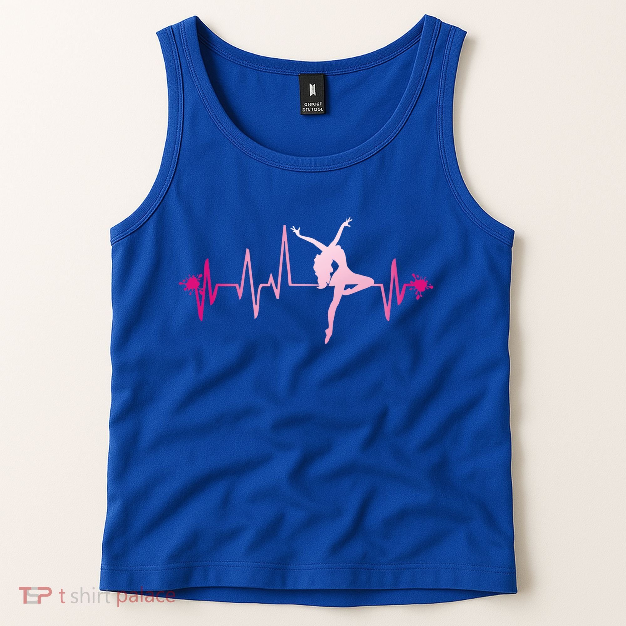 Dance Girl Heart Beat Gift Dancing Dancer Ballet Gift Tank Top