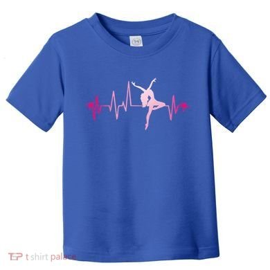 Dance Girl Heart Beat Gift Dancing Dancer Ballet Gift Toddler T-Shirt