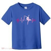Dance Girl Heart Beat Gift Dancing Dancer Ballet Gift Toddler T-Shirt thumb 0