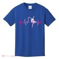 Dance Girl Heart Beat Gift Dancing Dancer Ballet Gift Kids T-Shirt thumb 0