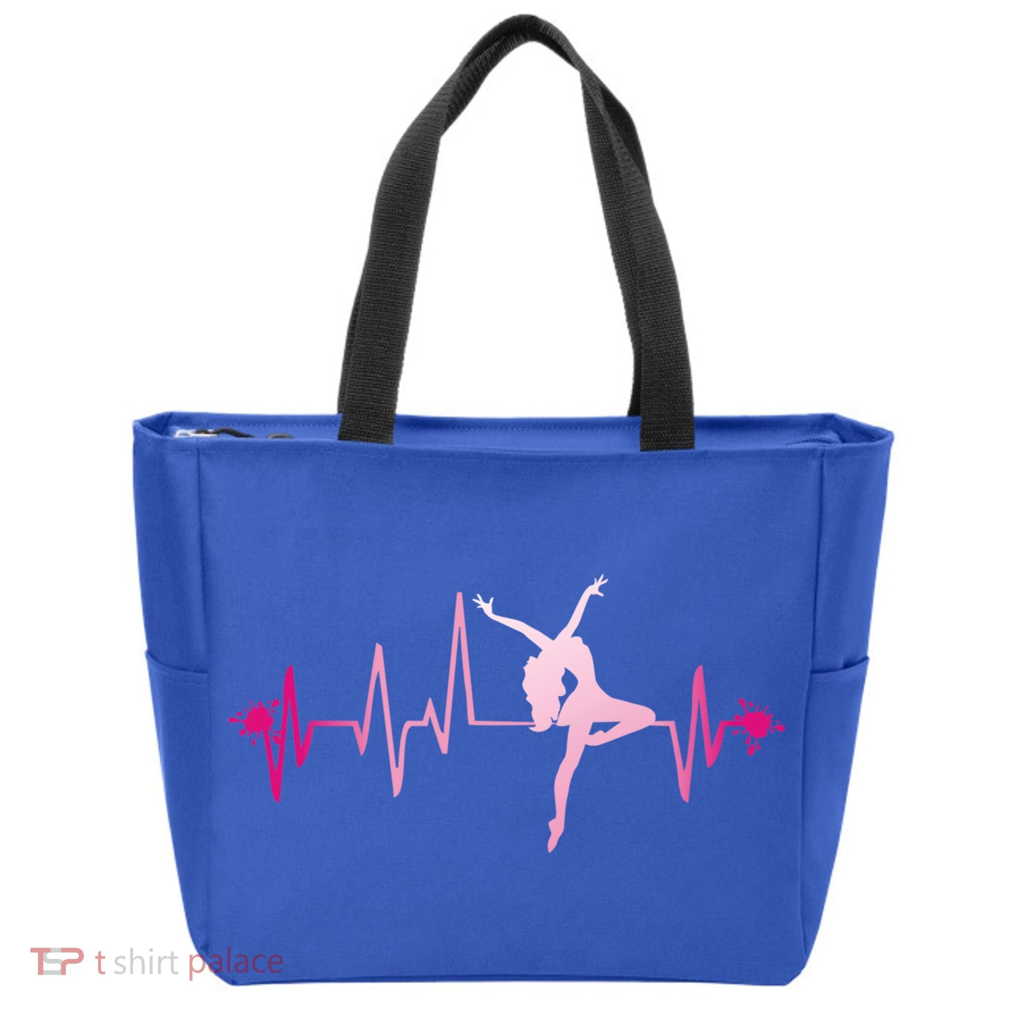 Dance Girl Heart Beat Gift Dancing Dancer Ballet Gift Tote Bag