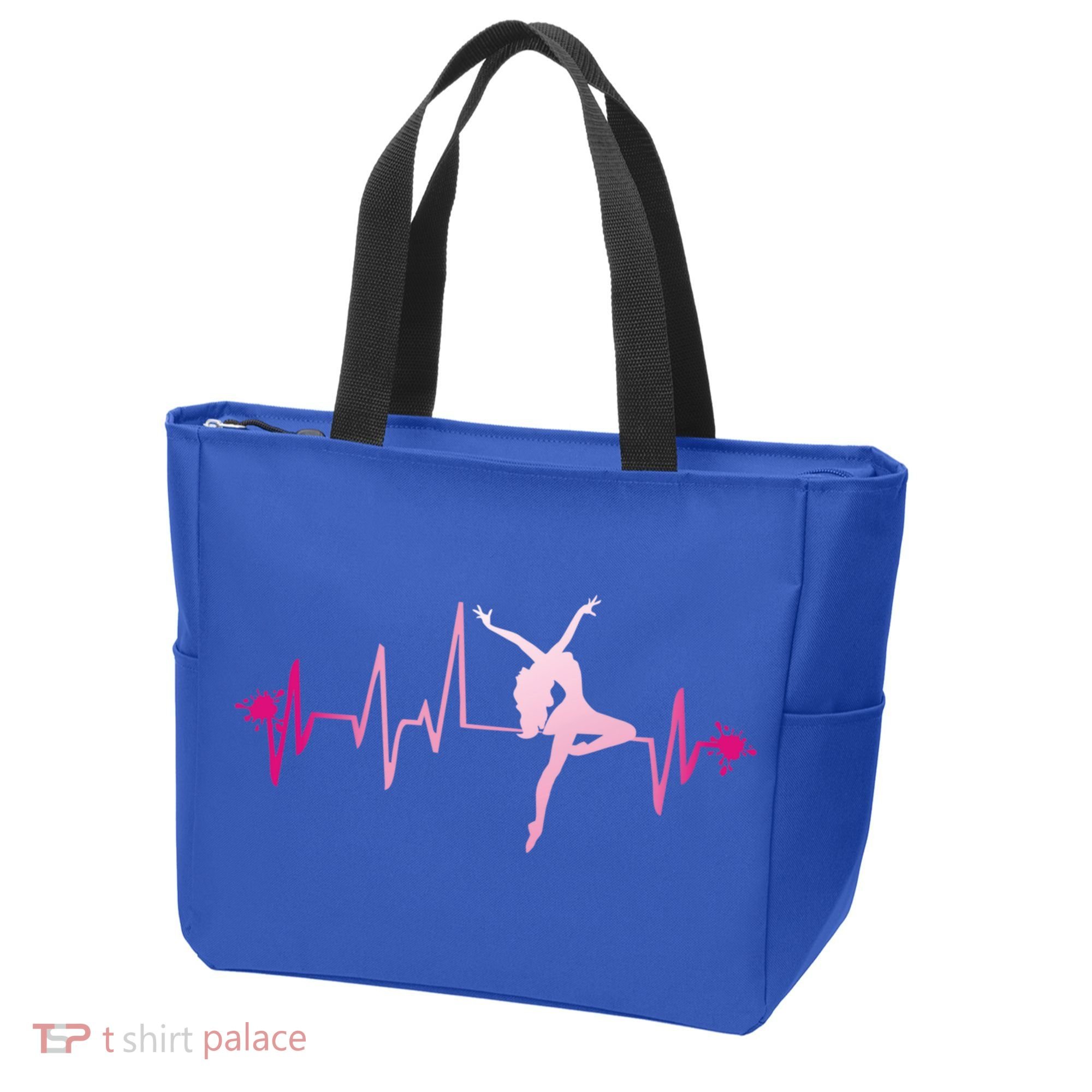 Dance Girl Heart Beat Gift Dancing Dancer Ballet Gift Tote Bag