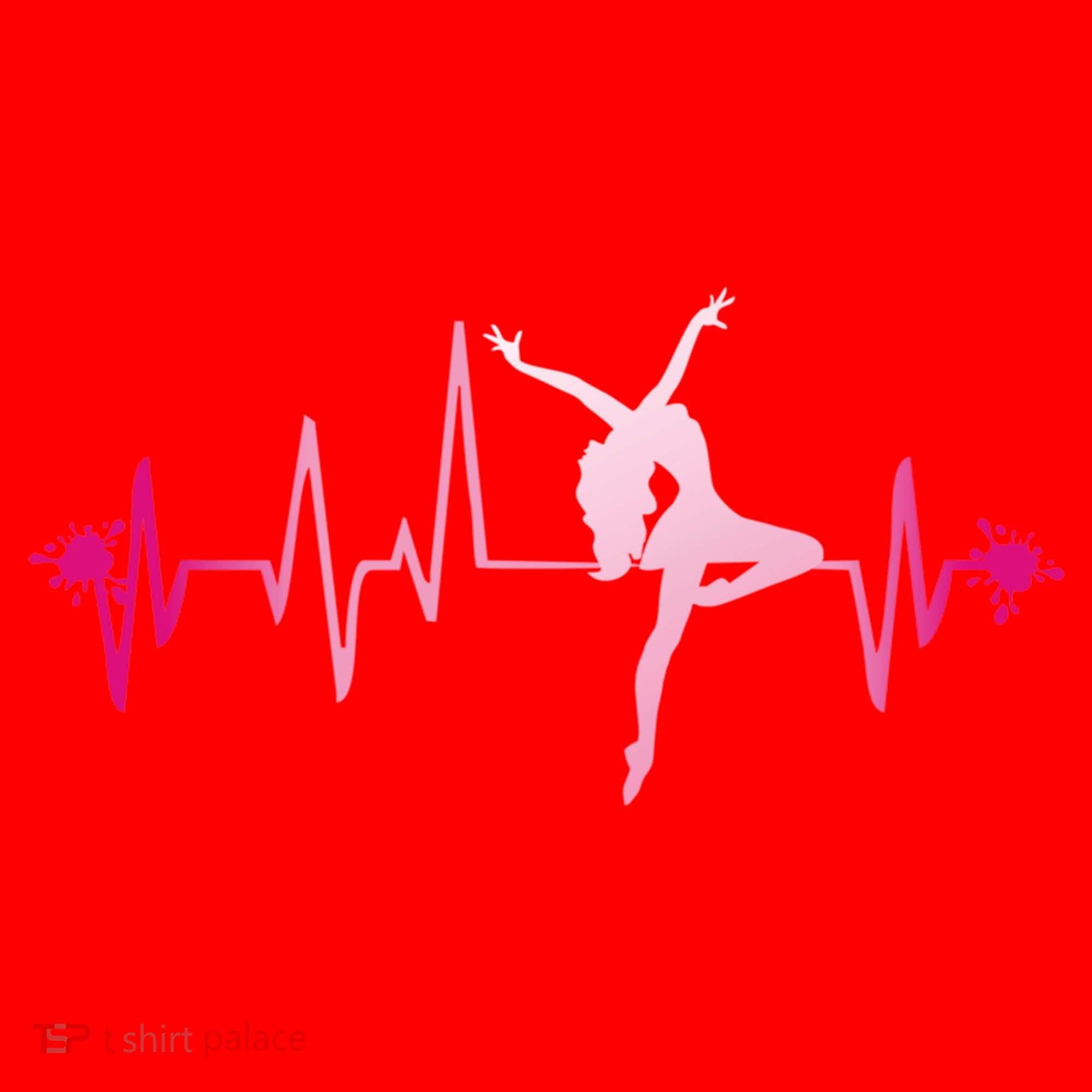 Dance Girl Heart Beat Gift Dancing Dancer Ballet Gift Santa Hat