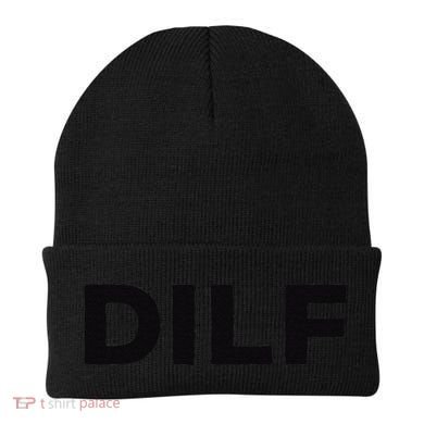 DILF Gift Idea For Dad Fathers Day Funny For Beanie