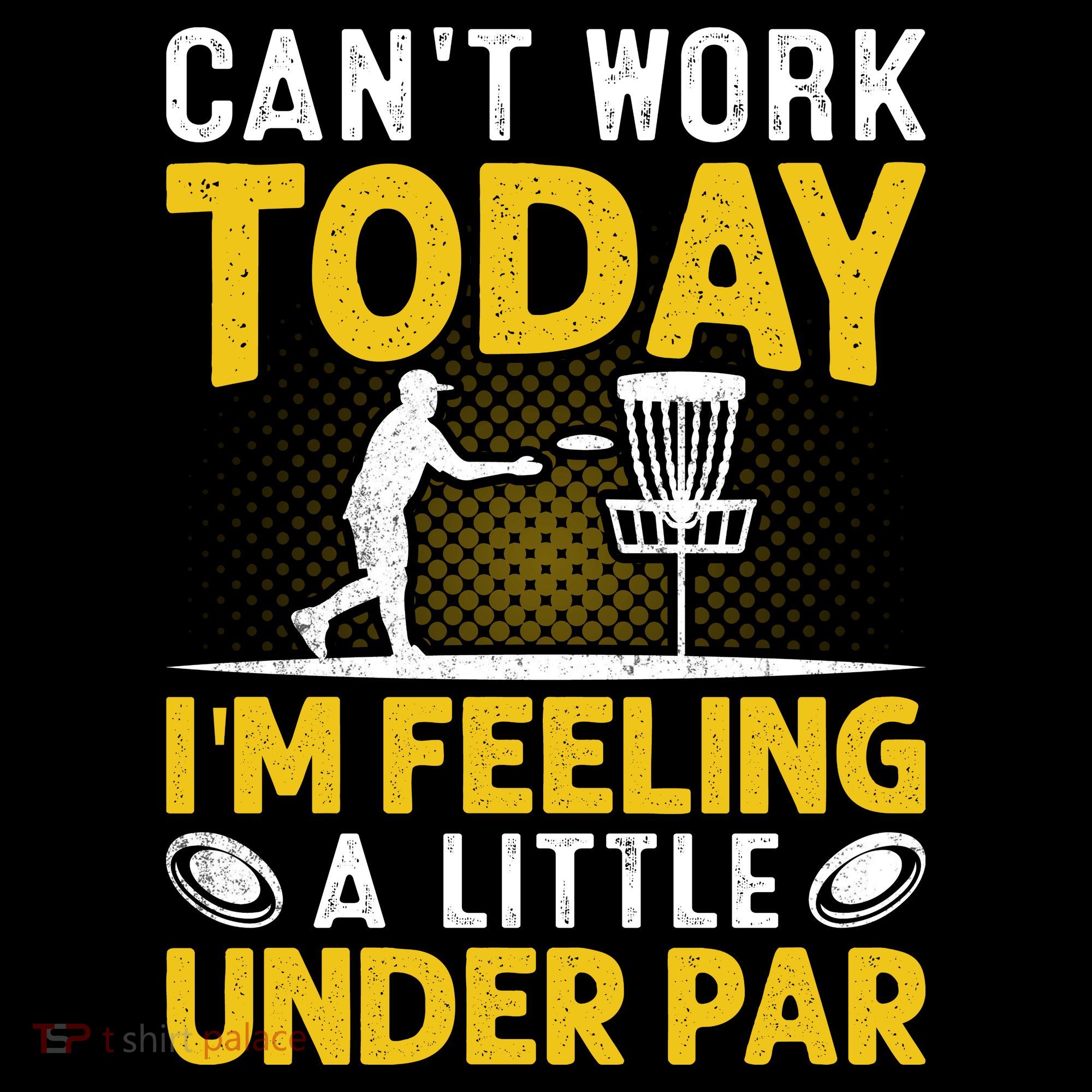 Disc Golf I'm Feeling A Little Under Par USA-Made Doggie Bandana