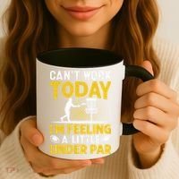 Disc Golf I'm Feeling A Little Under Par Coffee Mug thumb 3