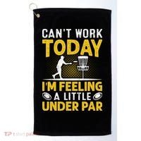 Disc Golf I'm Feeling A Little Under Par Golf Towel thumb 0