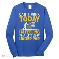 Disc Golf I'm Feeling A Little Under Par Long Sleeve Shirt thumb 0