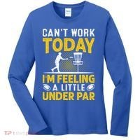 Disc Golf I'm Feeling A Little Under Par Women's Long Sleeve Shirt thumb 0