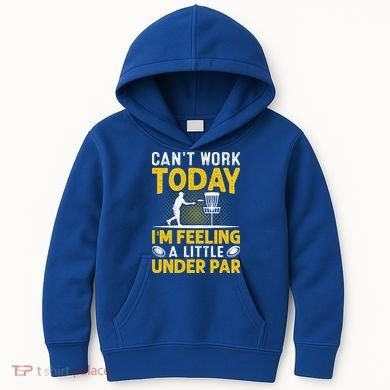 Disc Golf I'm Feeling A Little Under Par Kids Hoodie
