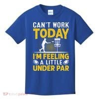Disc Golf I'm Feeling A Little Under Par Kids T-Shirt thumb 0