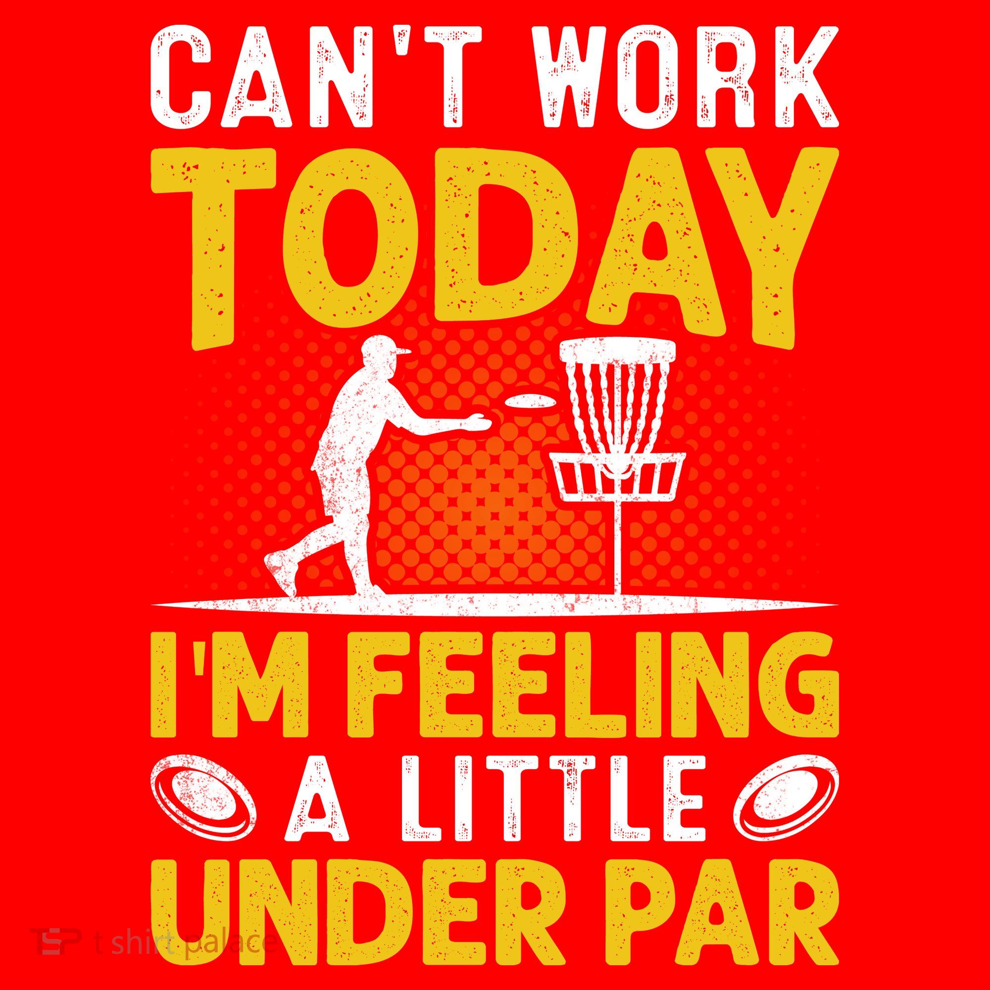Disc Golf I'm Feeling A Little Under Par Santa Hat