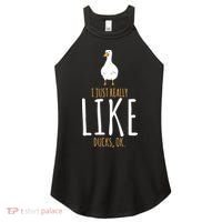 Duck Gifts I Just Really Like Ducks, Ok Women's Perfect Tri Rocker Tank thumb 0