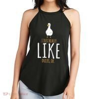 Duck Gifts I Just Really Like Ducks, Ok Women's Perfect Tri Rocker Tank thumb 2