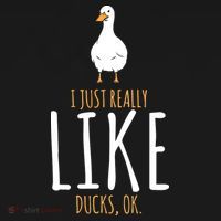 Duck Gifts I Just Really Like Ducks, Ok Women's Perfect Tri Rocker Tank thumb 4
