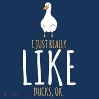 Duck Gifts I Just Really Like Ducks, Ok Women's Hoodie thumb 2