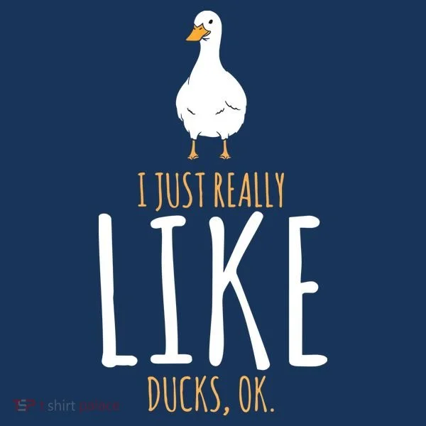 Duck Gifts I Just Really Like Ducks, Ok Women's Hoodie