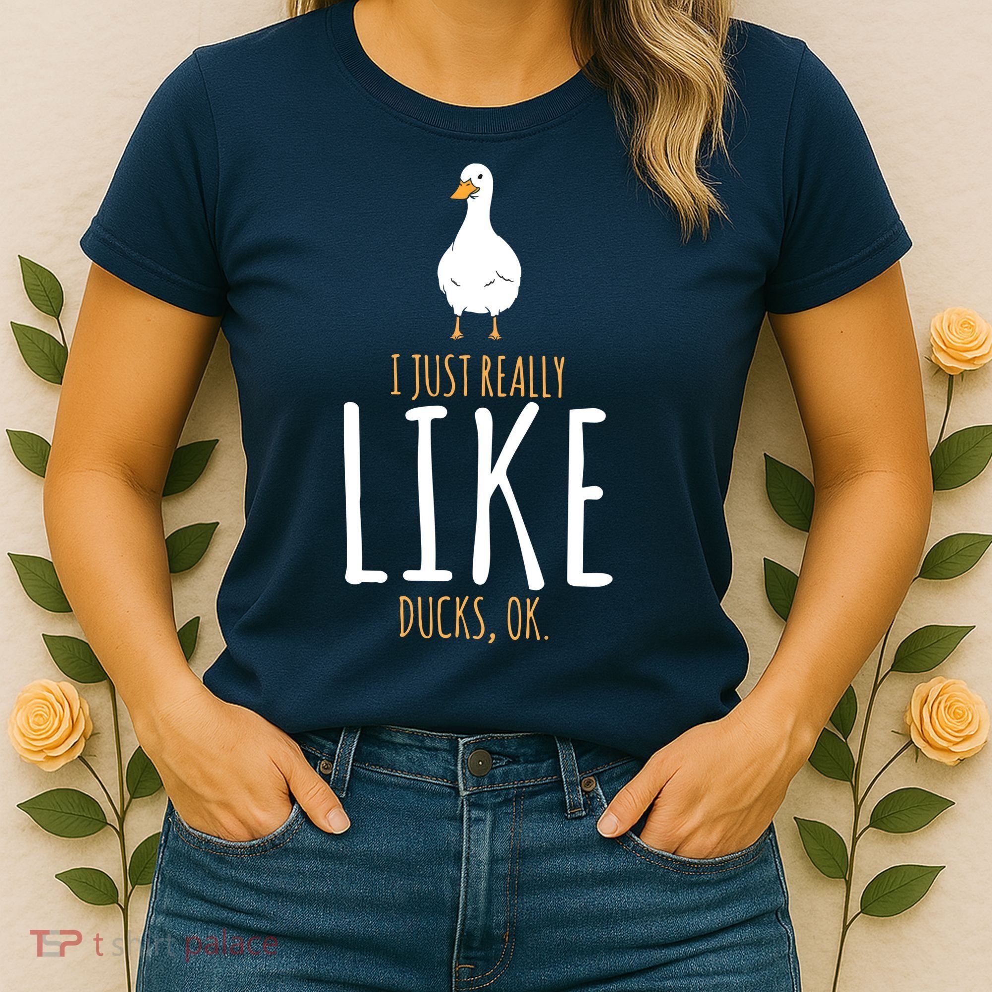 Duck Gifts I Just Really Like Ducks, Ok Women's T-Shirt