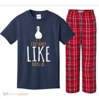 Duck Gifts I Just Really Like Ducks, Ok Kids Plaid Pajama Set thumb 0