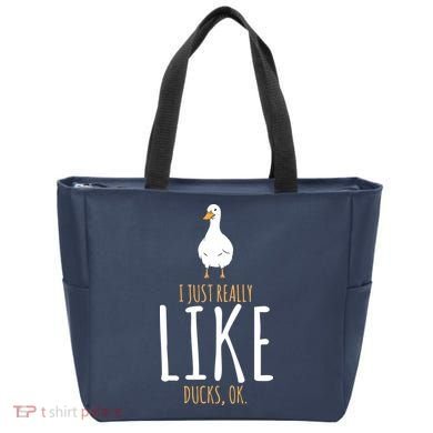 Duck Gifts I Just Really Like Ducks, Ok Tote Bag