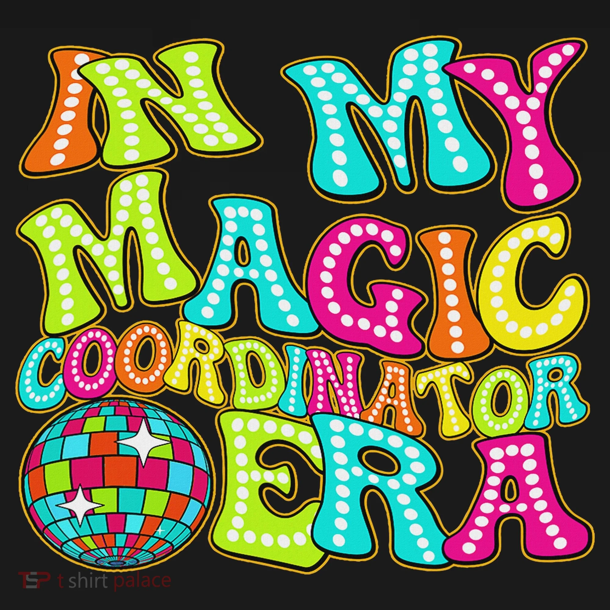 Disco Groovy In My Magic Coordinator Era Apron